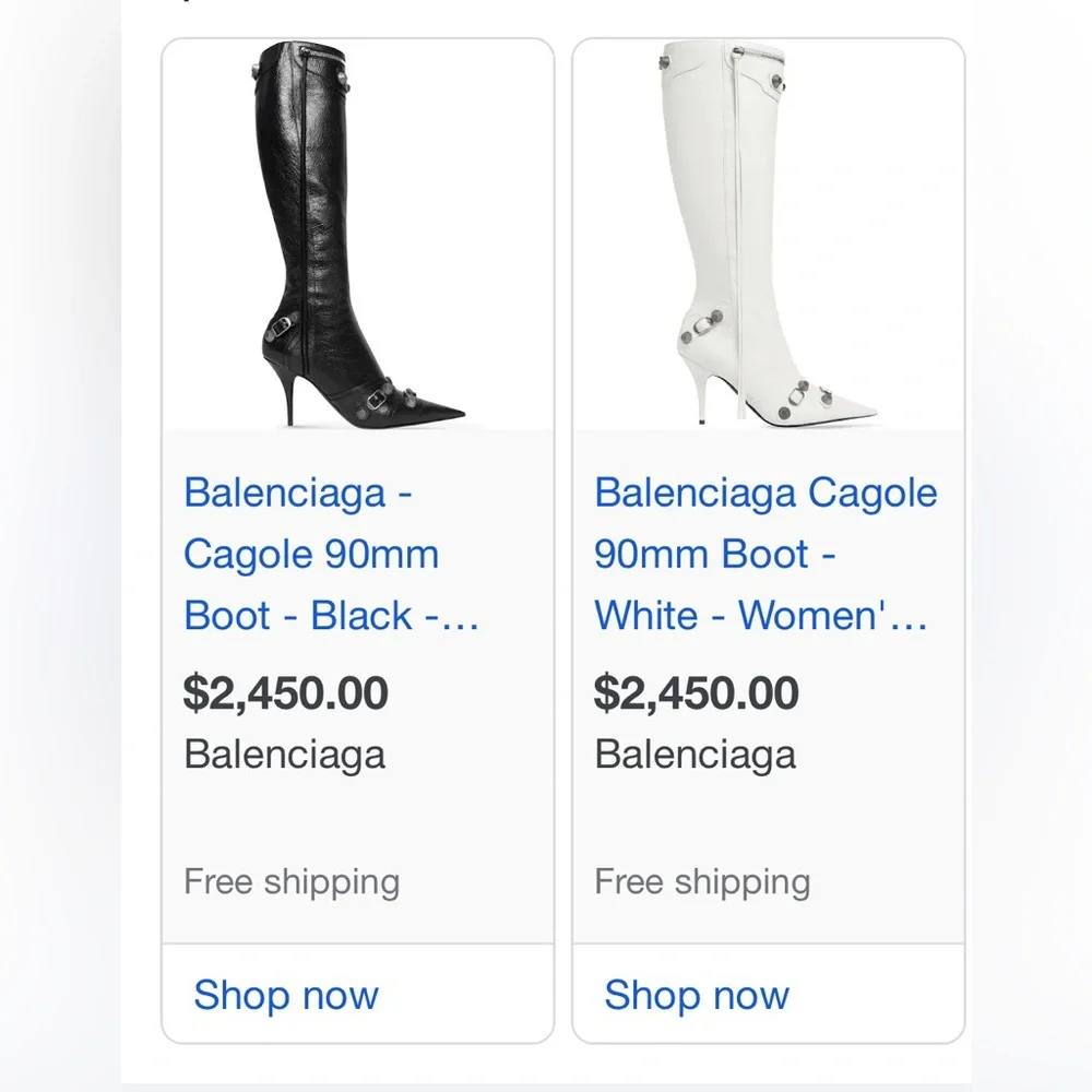 Trending Buckle Stiletto Heeled Classic Black Fall Boots, size 8 - Picture 8 of 8